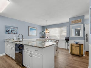 Dishwasher built into kitchen island