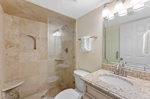 Guest Bathroom with Walk In Shower