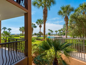 Balcony looking towards the Pool