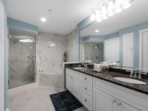 Primary Bathroom with Double Vanity