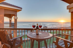 Sunset Views from the Balcony