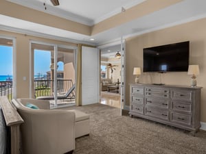 Primary Bedroom with Flatscreen TV