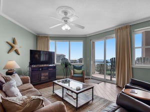 Living Area with Flat Screen TV