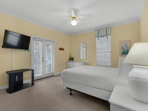 Guest Bedroom 1 on 2nd Floor with Queen Bed and Flat Screen TV