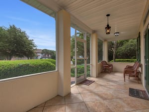 Screened Outdoor Seating Area