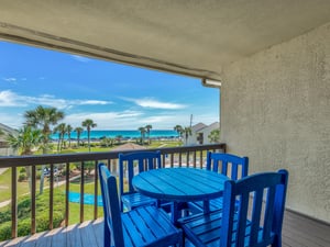 Private Balcony off Living Room with a View