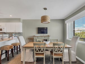 Dining Area with Flat Screen TV