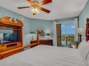 Primary Bedroom with Gulf View and Flat Screen TV