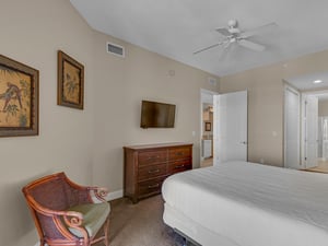 Primary Bedroom with Flat Screen TV