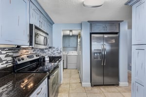 Kitchen into Laundry Room