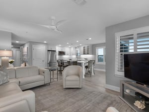 Living Area with Flat Screen TV