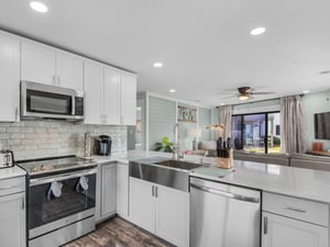 Modern Kitchen with Stainless Appliances