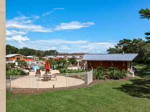 View of pool area