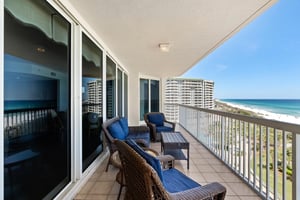 Spacious Balcony off of Living Room