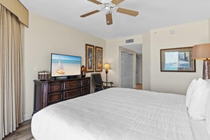 Primary Bedroom with Flat Screen TV