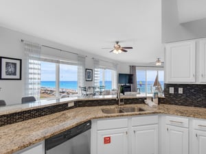 Even the Kitchen has Gulf Views