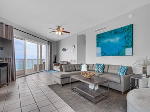 Living Room with Gulf Views