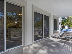 Large balcony off living area