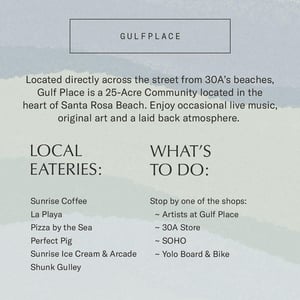 Places to check out in Gulf Place