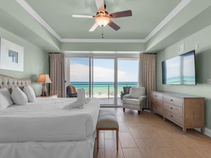 Primary Bedroom with Flat Screen TV