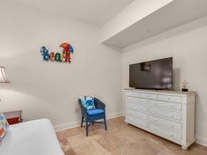 Guest Bedroom with Flat Screen TV