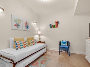 Guest bedroom that is great for kids