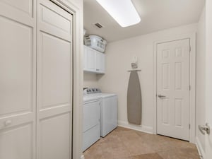 Large laundry area