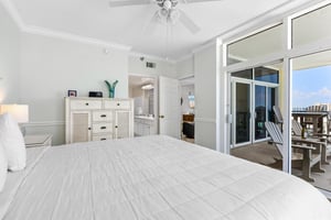 Primary Bedroom with Balcony Access