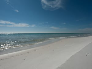 Beach View to West