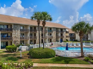 View of Pool from Unit