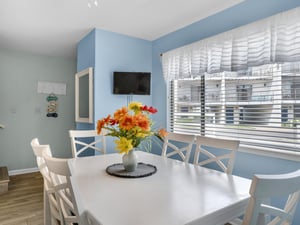 Dining Area with Flat Screen TV