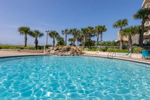 Gulf Front Swimming Pool and Hot Tub