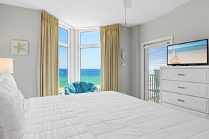 Primary Bedroom with a Wonderful Gulf View