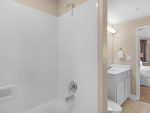 Primary with tub and walk in shower