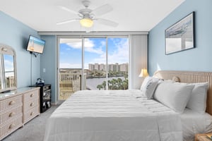 Primary Bedroom with Great Lake View and Some Gulf Views