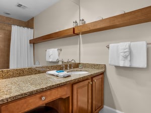 Guest Bathroom with tub and shower combo