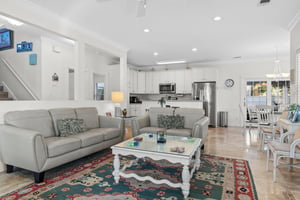 Living Room into Kitchen