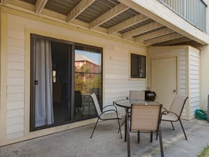 Private Patio off Dining and Kitchen Areas 1st Floor