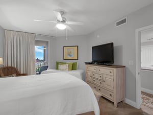 Bedroom 2 with Queen Bed and Twin Bed