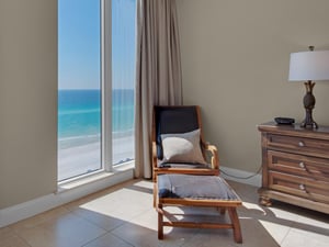 Primary Bedroom with a Seat to Watch the Waves Crash In