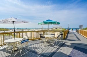 Eating Area at Beach Access