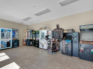 Arcade off pool area