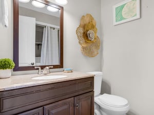 1st Floor Half Bathroom and Laundry Area