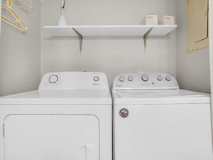 1st Floor Laundry Area in Half Bath