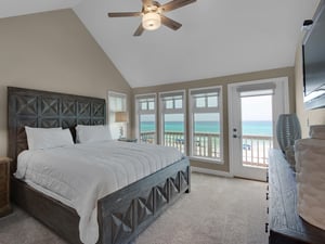 2nd Floor Primary Bedroom with Balcony