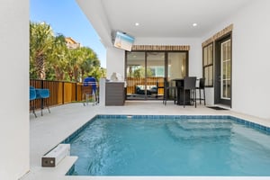 Patio and pool area