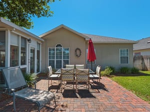 Backyard Sitting Area off Florida Room