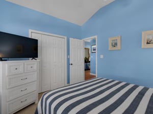 Guest Bedroom 1 with Flat Screen TV