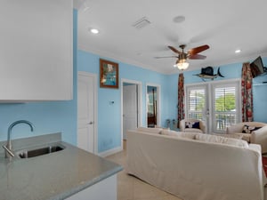 Living Area on 3rd Floor with Wet Bar