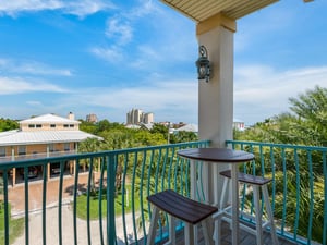 Private Balcony off 3rd Floor Living Area